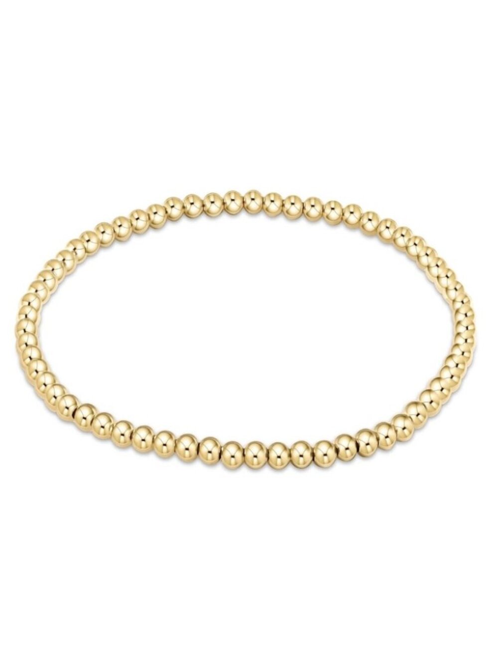 New NWT Enewton Classic 14kt Gold-filled 3mm Beads Stretch Stacked Bracelet BAG